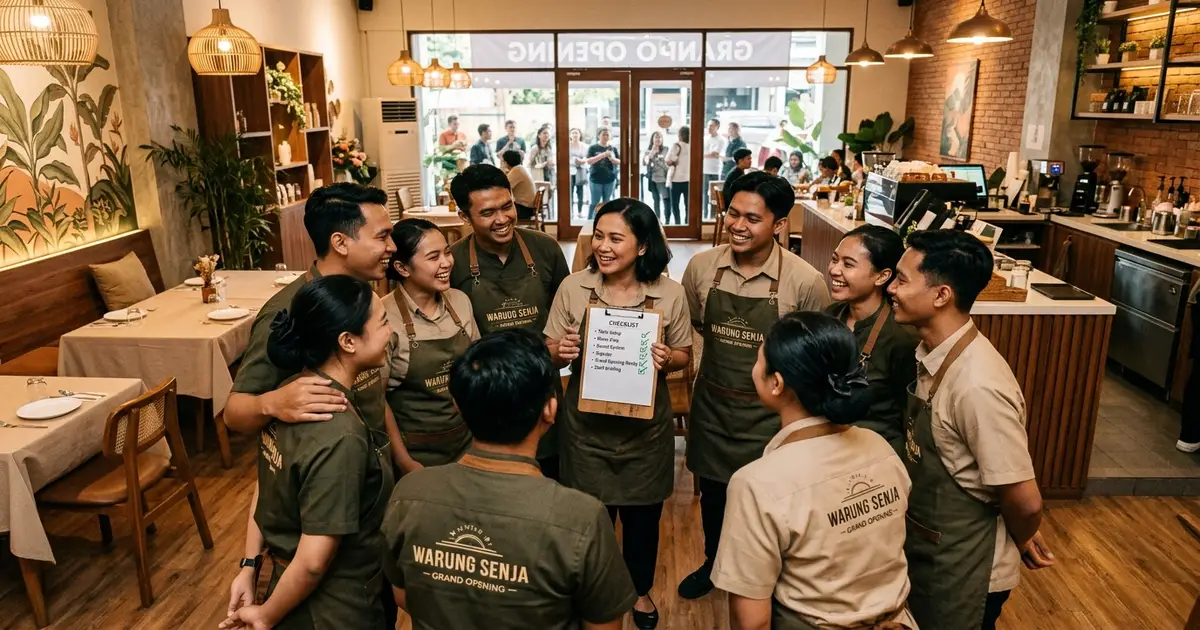Checklist Kelayakan Operasional Grand Opening Cabang Kuliner